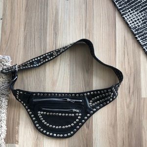 Amazing leather belt bag.